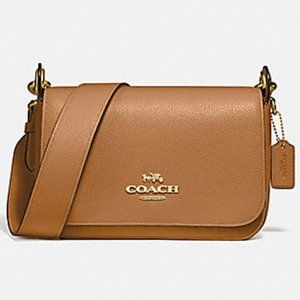 COACH SMALL JES MESSENGER / LIGHT SADDLE CROSSBODY